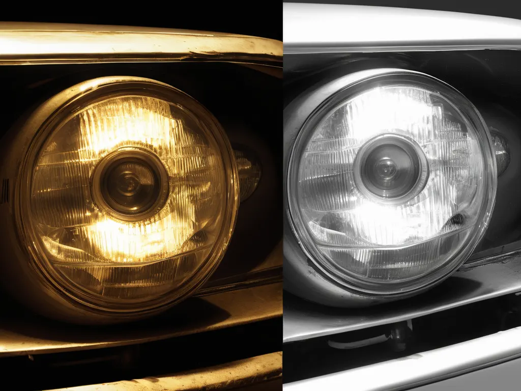 Headlight restoration results