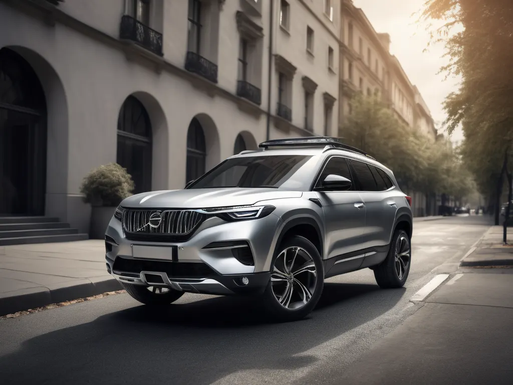 Silver SUV