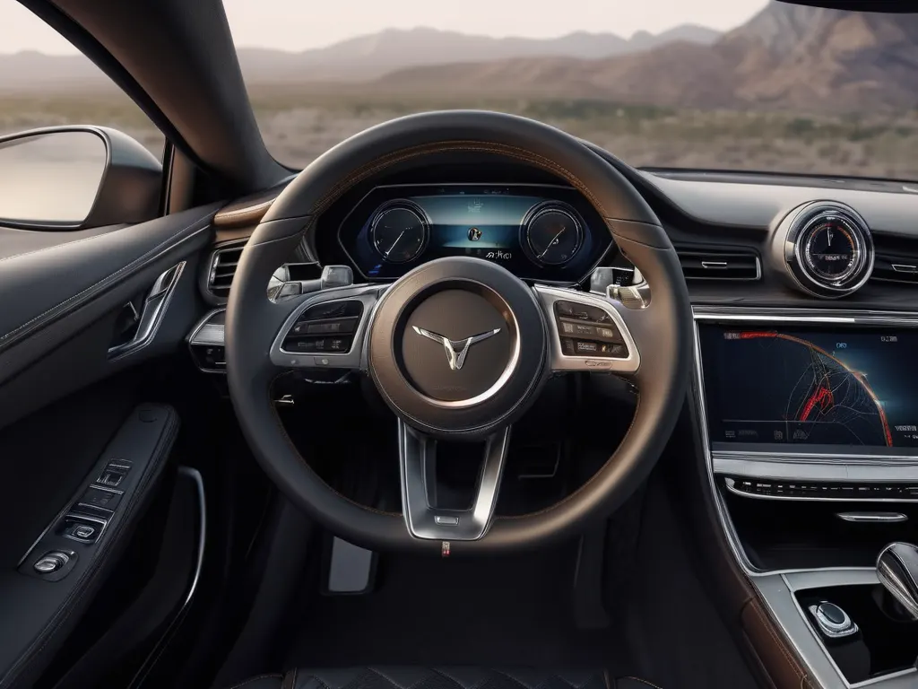 Luxury car interior