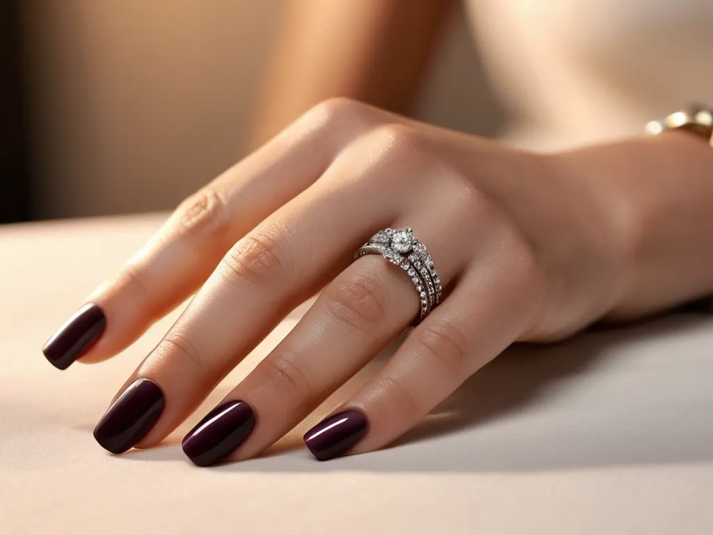 Elegant hand with rings