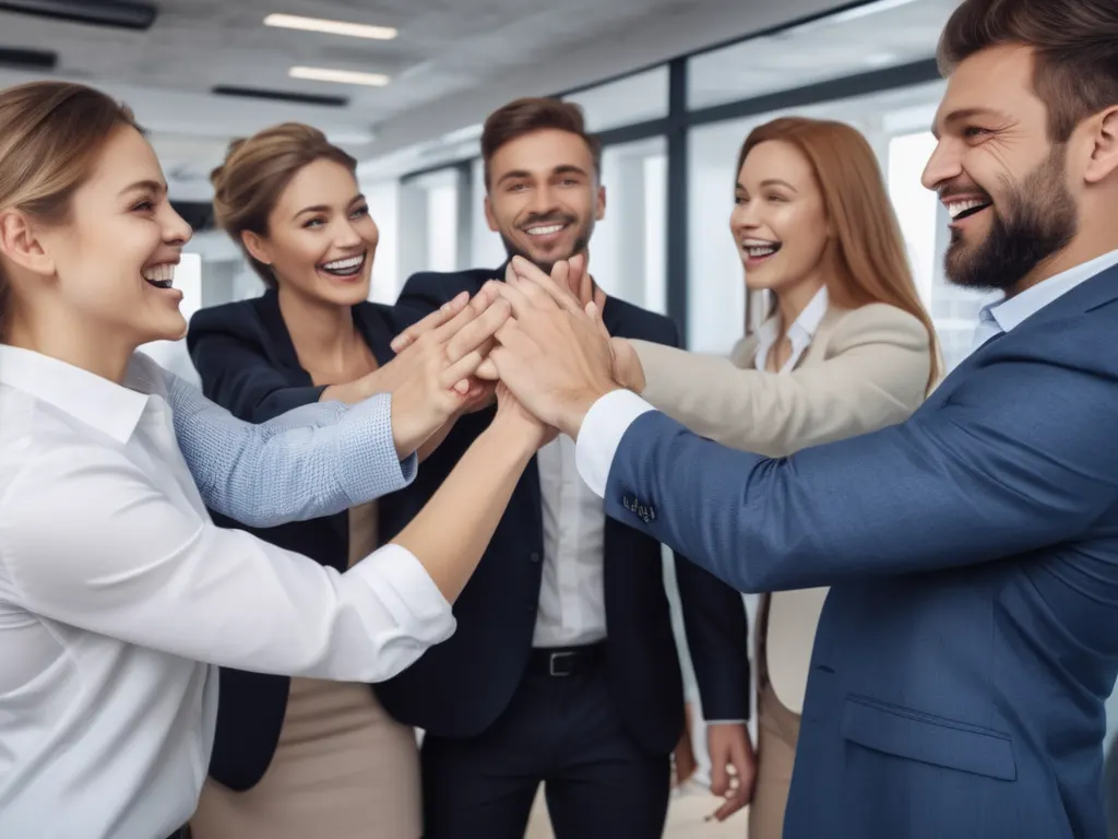 Business team success