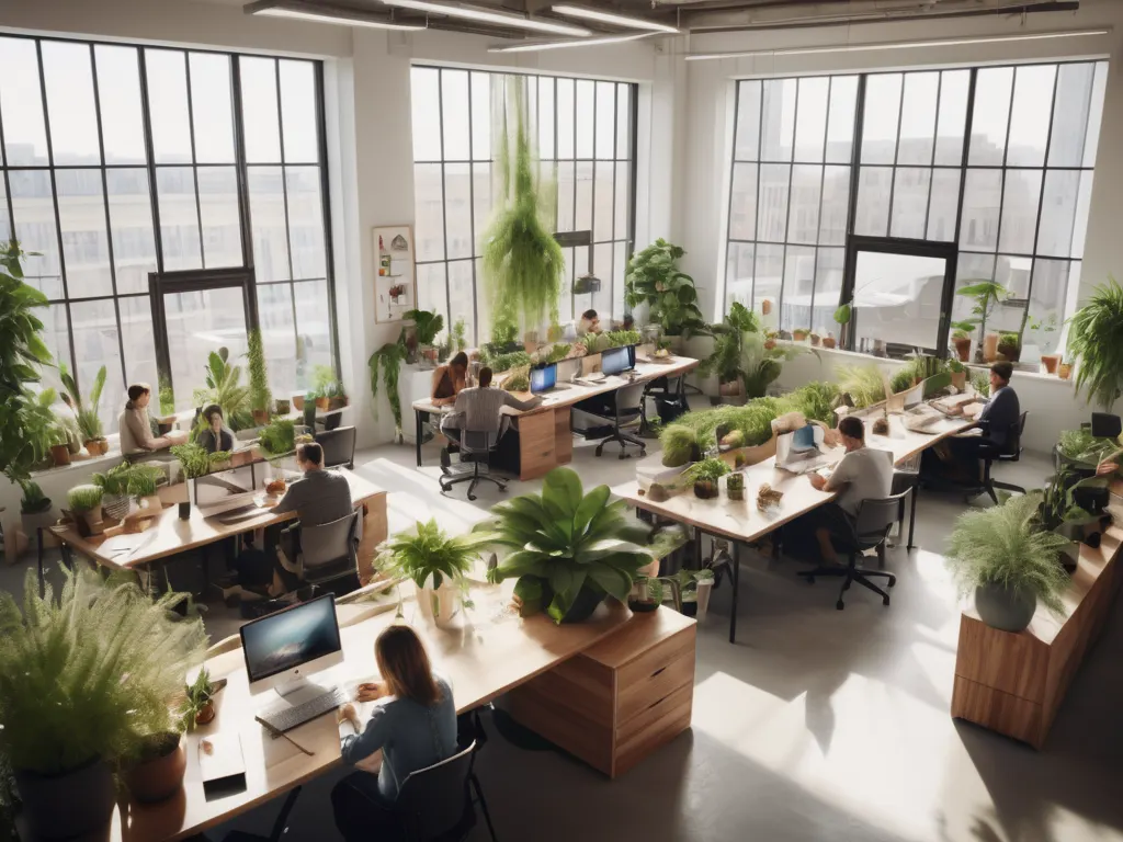 Modern coworking space