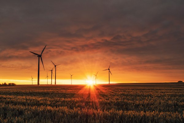 Wind Turbines Hills