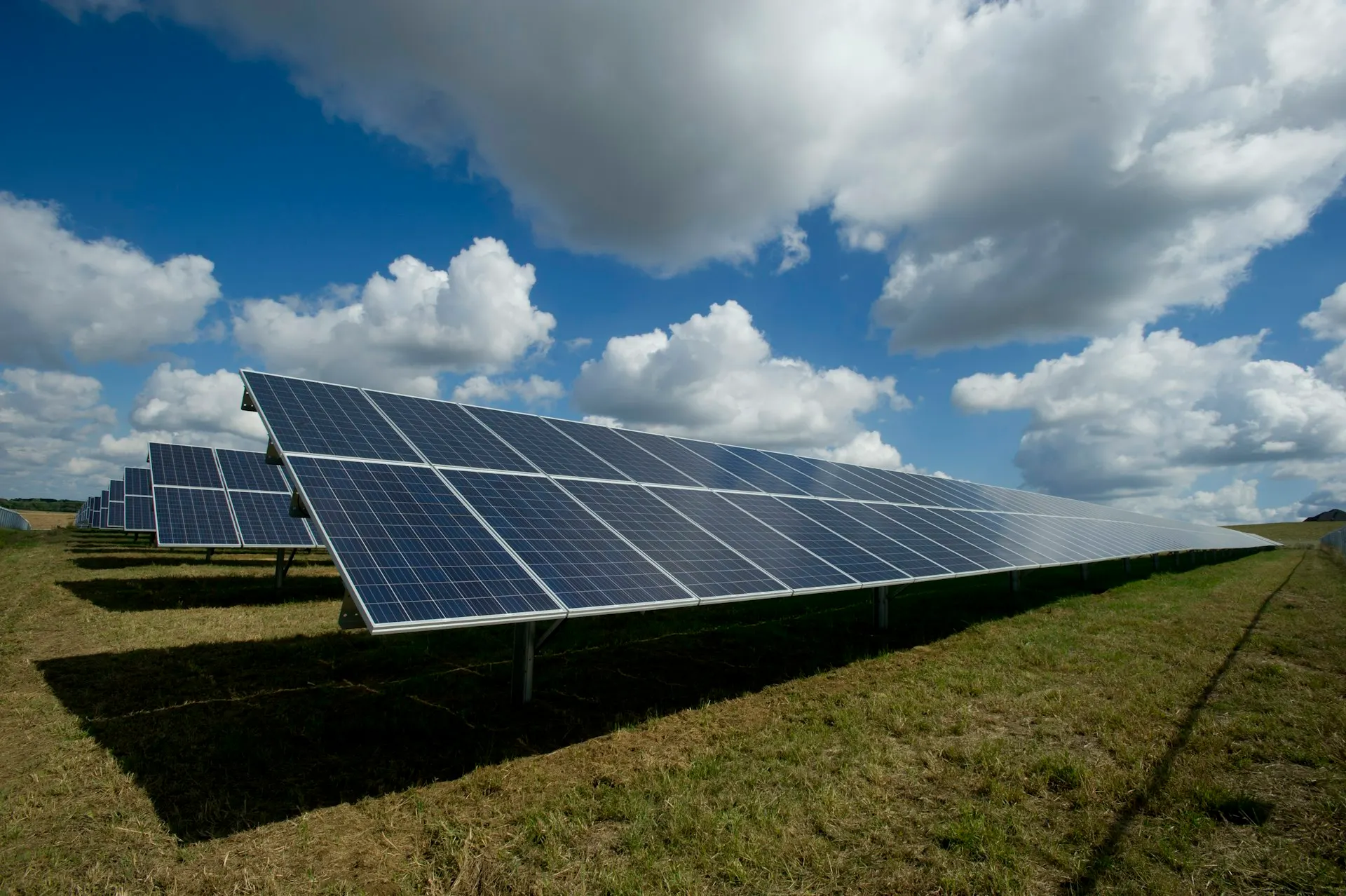 SolTerra Solar Farm Sunset