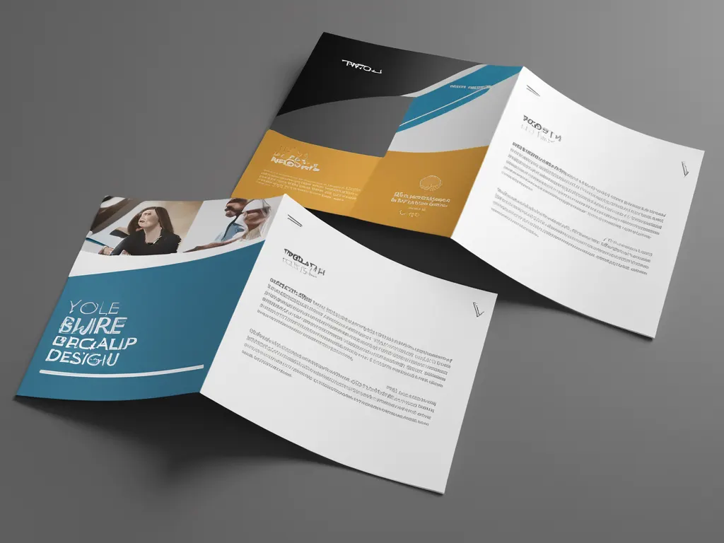 Square Trifold Mockup