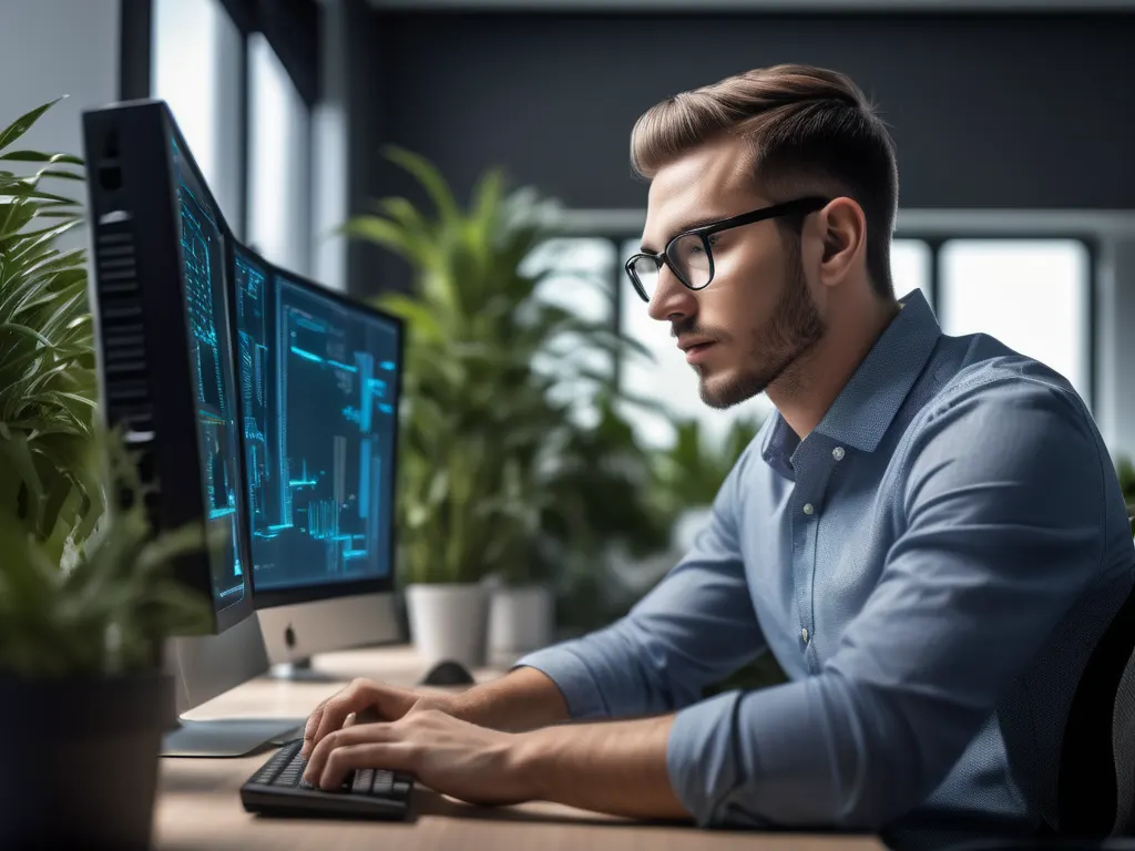 Alex Chen - Developer at Work