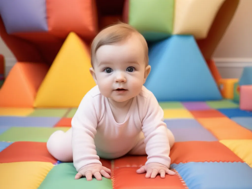 Infants in a nurturing play area