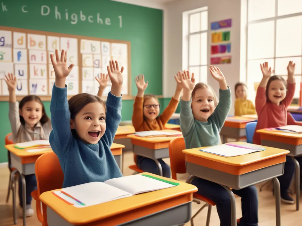 Grade 1 classroom