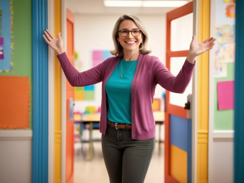 Friendly teacher