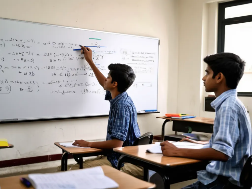 JEE preparation classroom