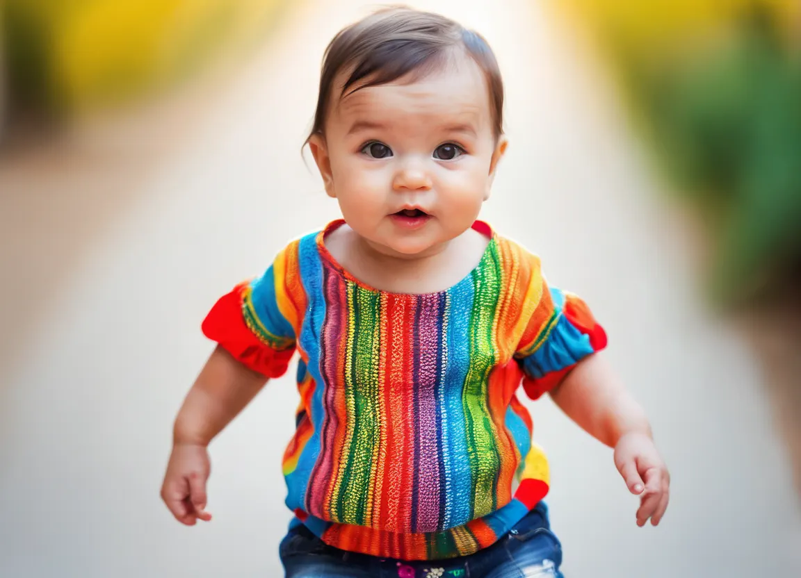 Baby in holiday outfit