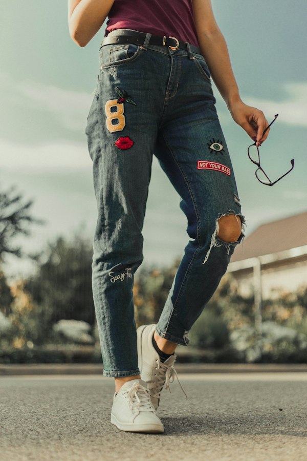 High-Waist Wide Denim