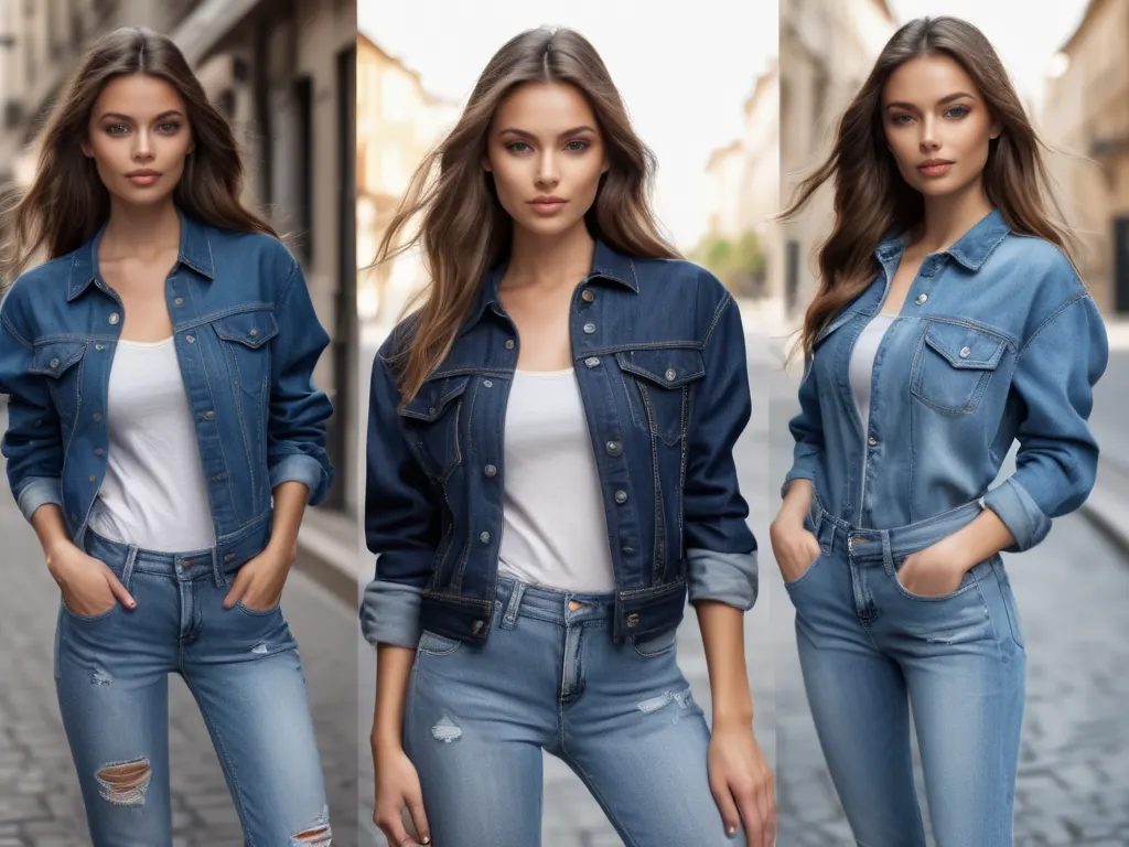 Denim fashion style