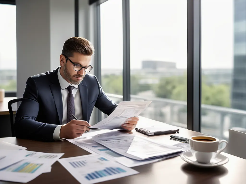 Financial analysis workspace