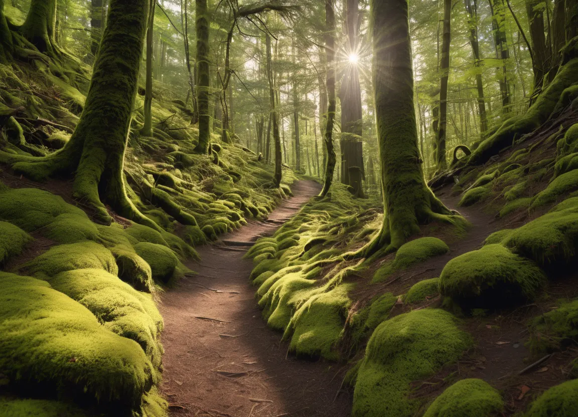 Forest peak trail