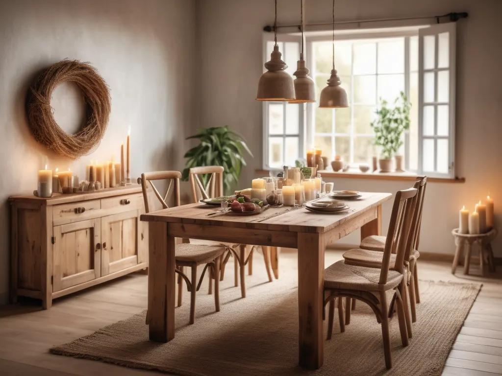 Custom wooden dining table project