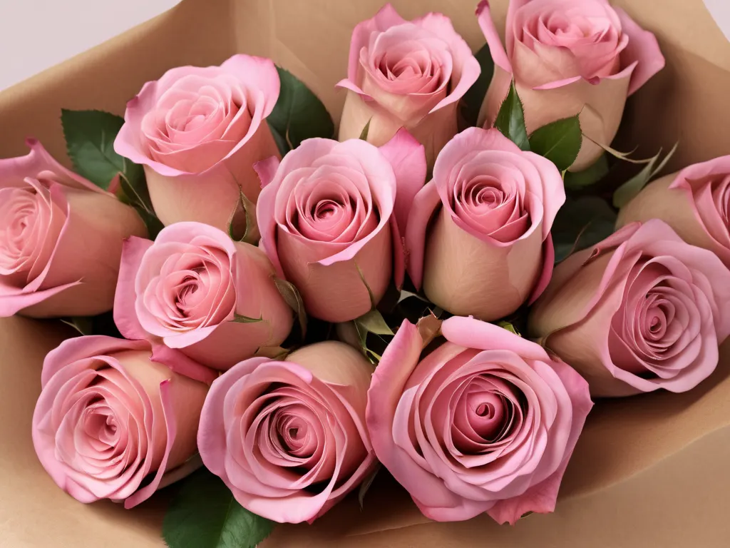 Pink Rose Bouquet
