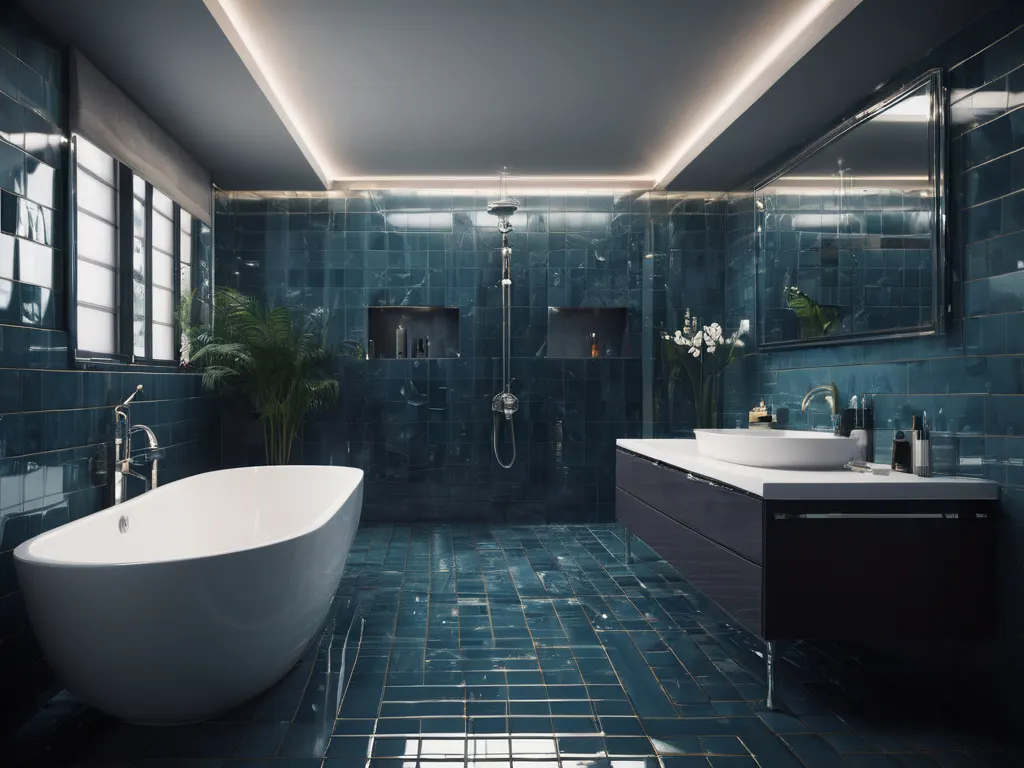Clean bathroom