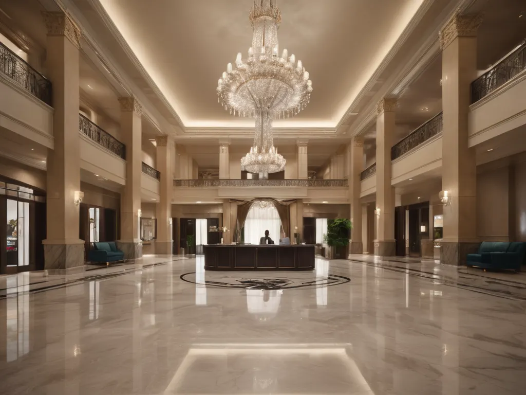 Hotel grand lobby