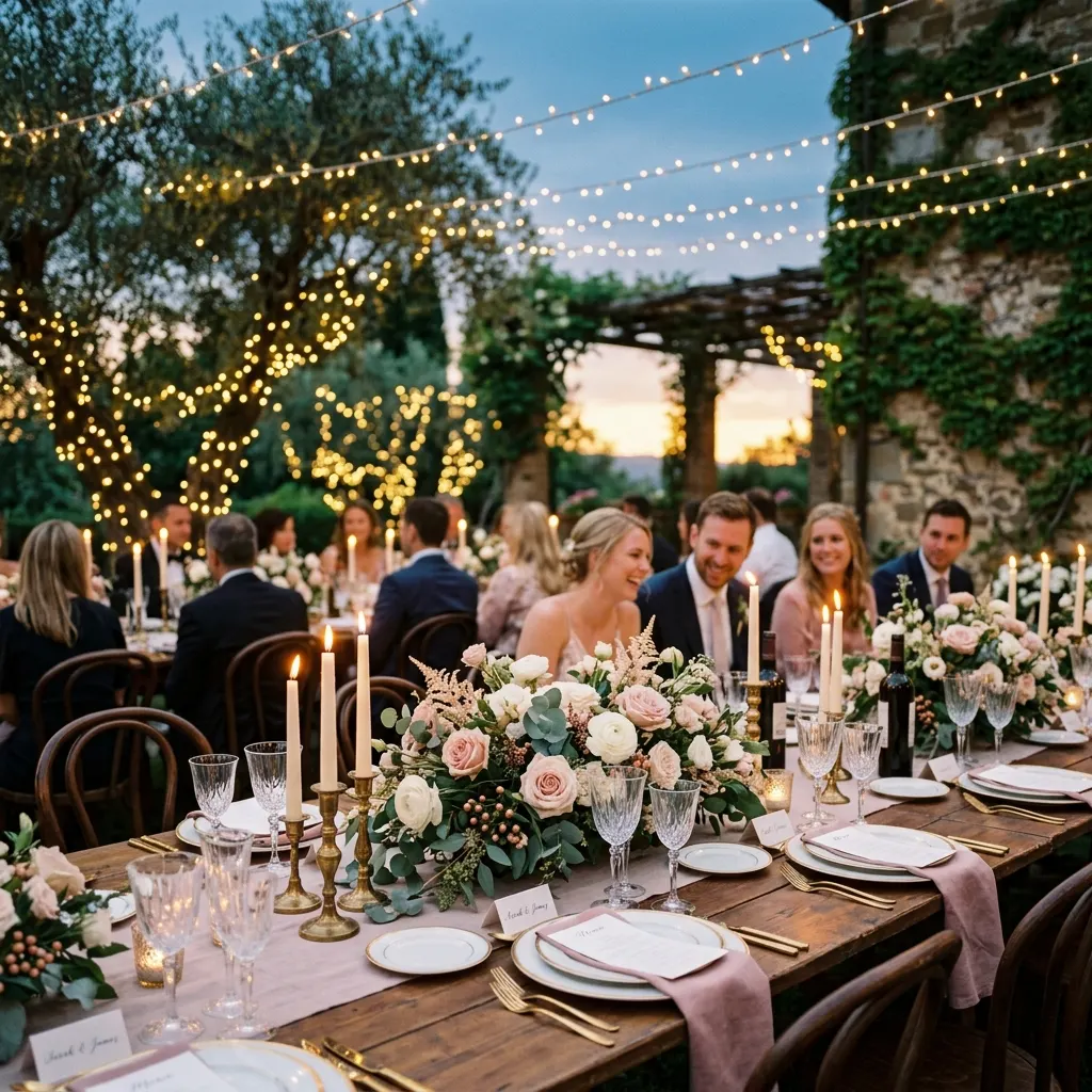 Wedding Table Setup