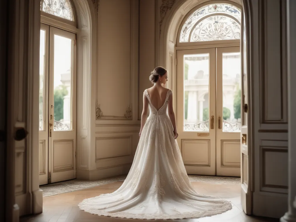 Bride in elegant setting