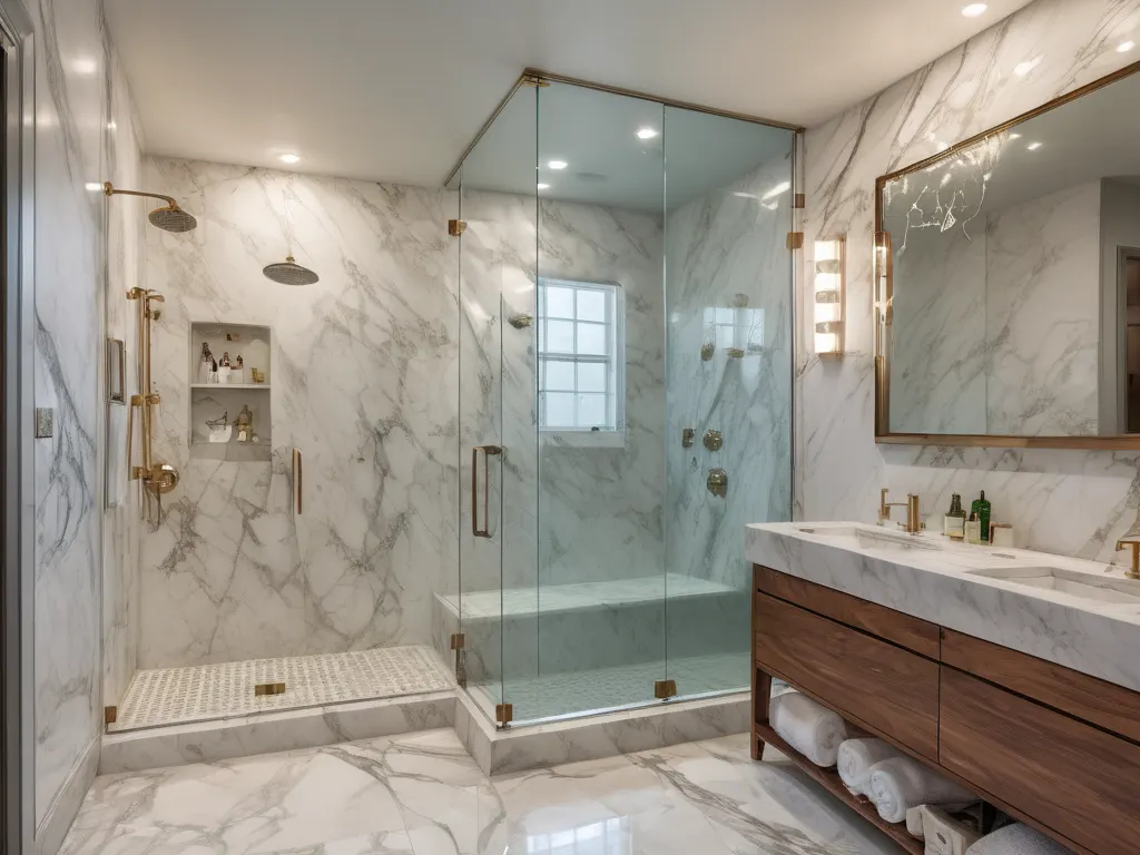 Luxury bathroom renovation