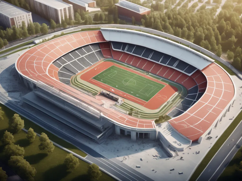 Sports facility construction