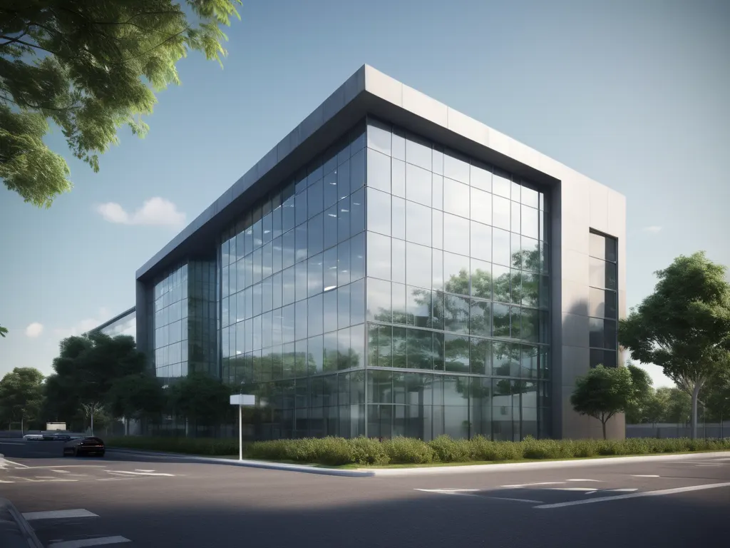 Modern office building