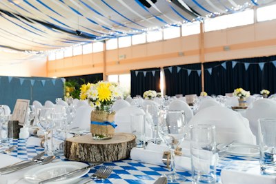 Gala celebration catering display