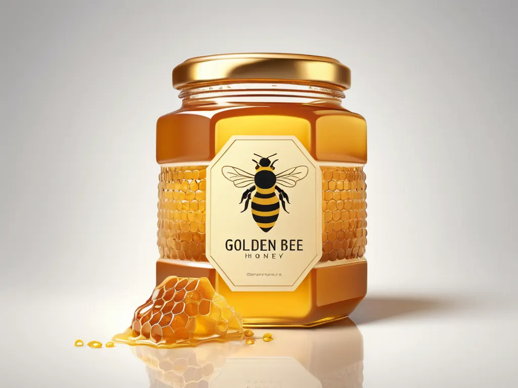 Queen Bee Honey jar