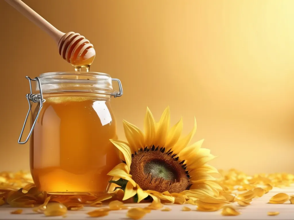 Sunflower Honey jar