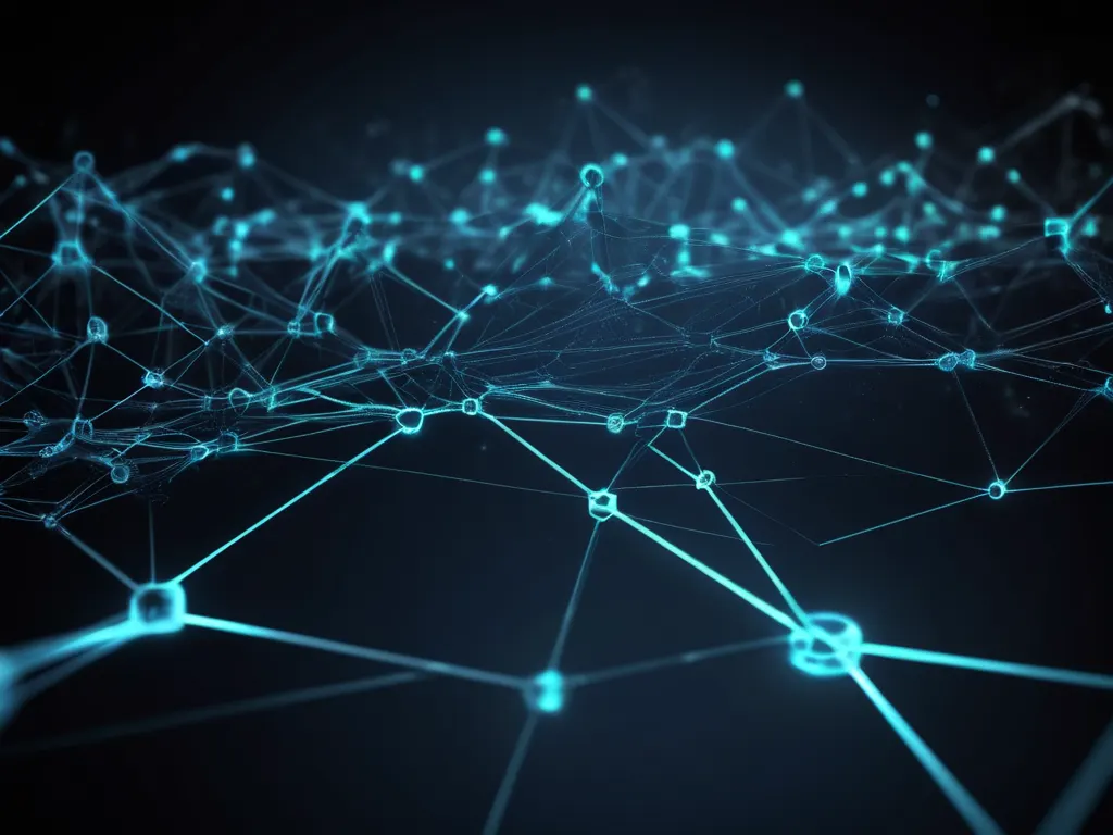 Digital network technology background