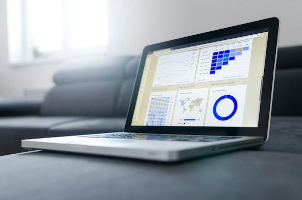 SEO analytics data charts