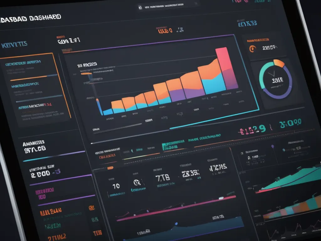 Analytics Dashboard showing business metrics and performance data