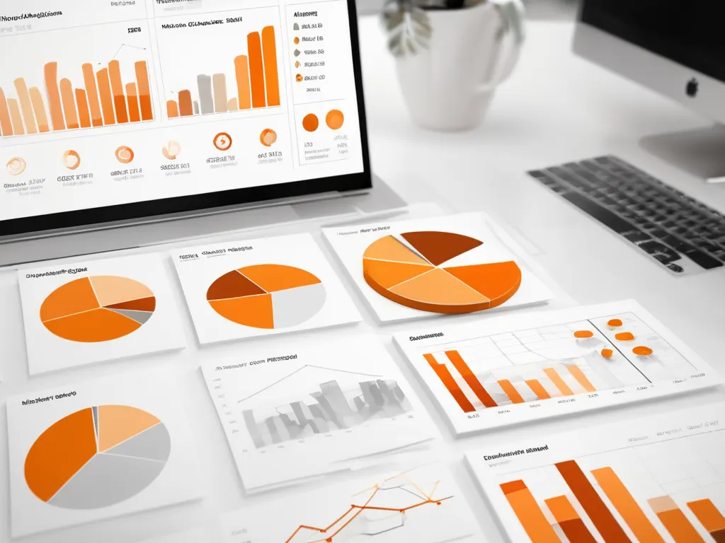 Market Analysis Dashboard with charts and data visualization