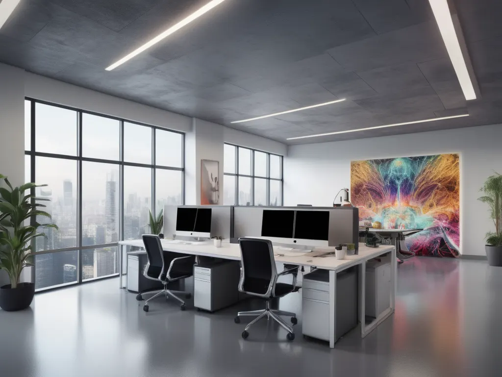 Tech office collaboration