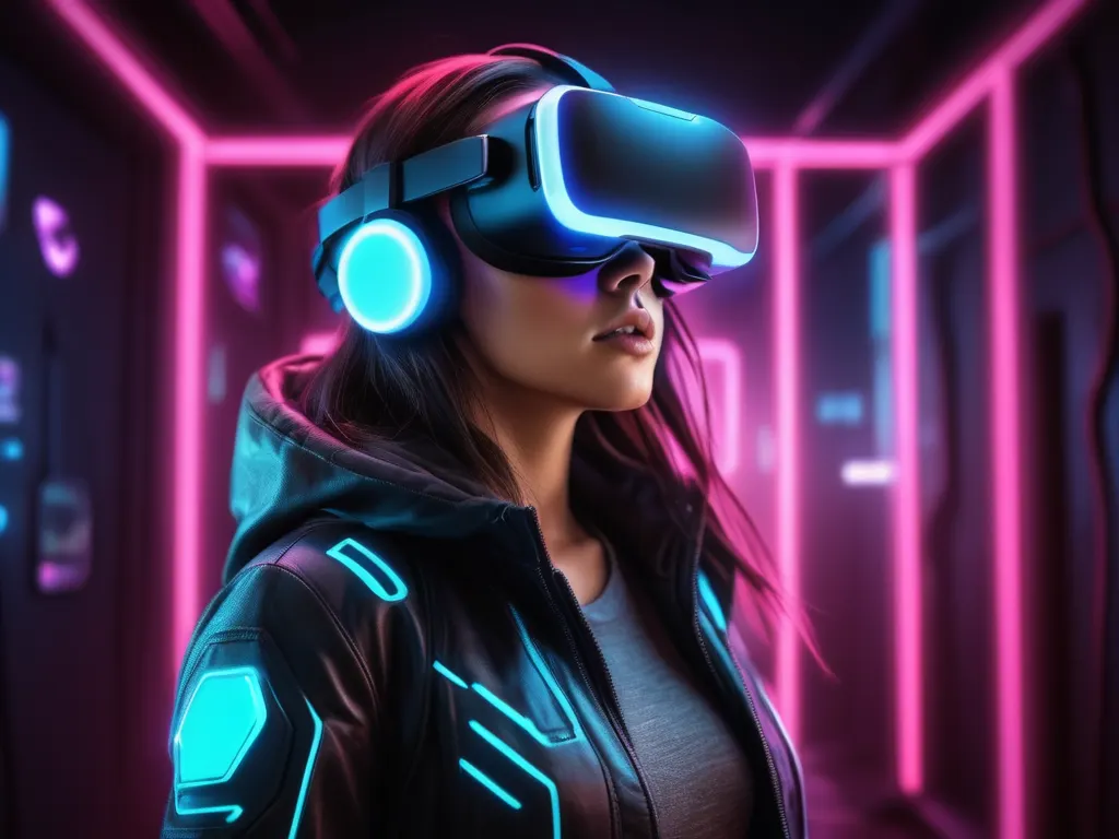 VR Technology Woman