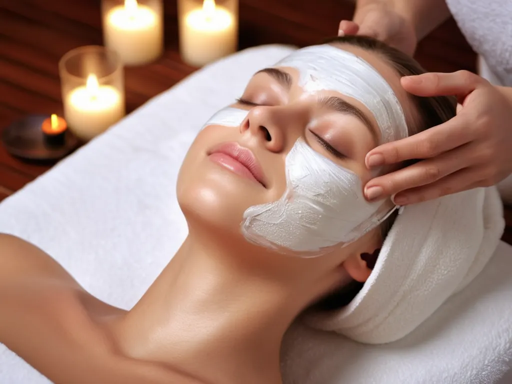 Glowing skin after treatment