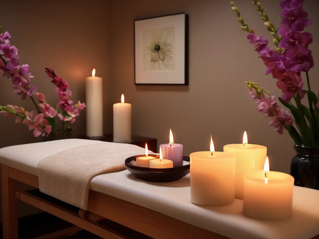 Spa treatment room