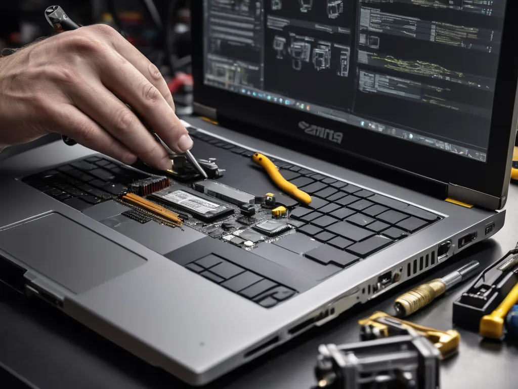 Laptop hardware repair