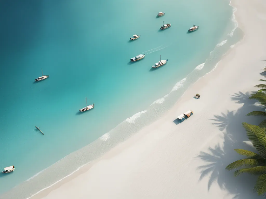 Tropical island paradise