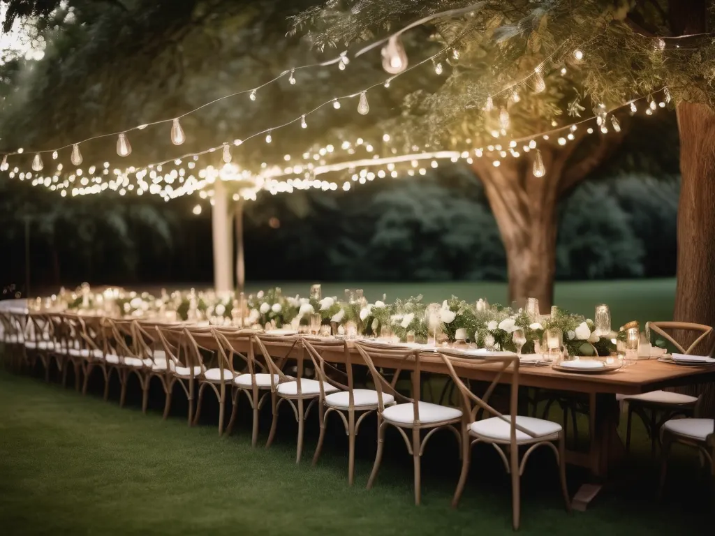 Garden party event